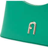 White Furla Diamante Mini Shoulder Bag, natural leather – view 3
