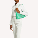 White Furla Diamante Mini Shoulder Bag, natural leather – view 6