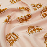 Pink Furla Primula Carre' 60x60, scarf silk