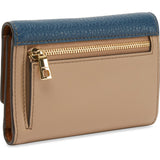 Navy Furla Primula M Compact Wallet, natural leather – view 2