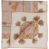 Pink Furla Tortona Carre' 90x90, scarf silk – view 2