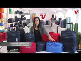 Navy Roncato Joy Duffle Trolley L 90, duffle bag polyester – view 8