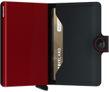 Secrid Miniwallet Matte Black&Red