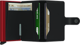Secrid Miniwallet Matte Black&Red
