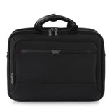 Black Roncato Biz 4.0 15.6" Laptop Briefcase, polyester – view 2