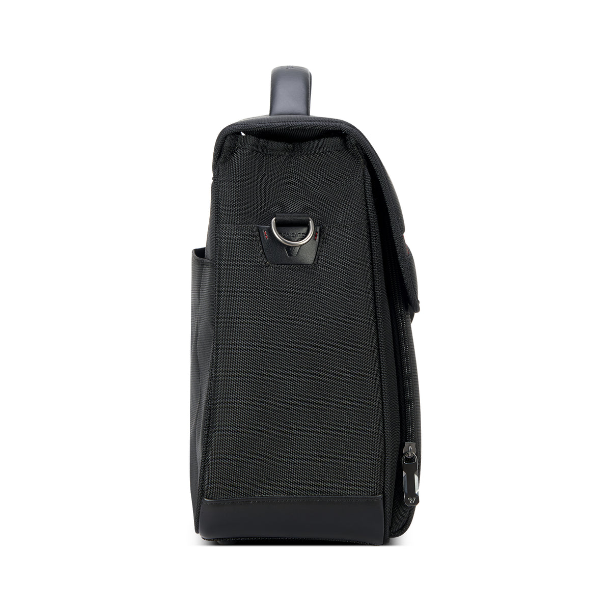 Black Roncato Biz 4.0 15.6" Laptop Briefcase, polyester – view 3