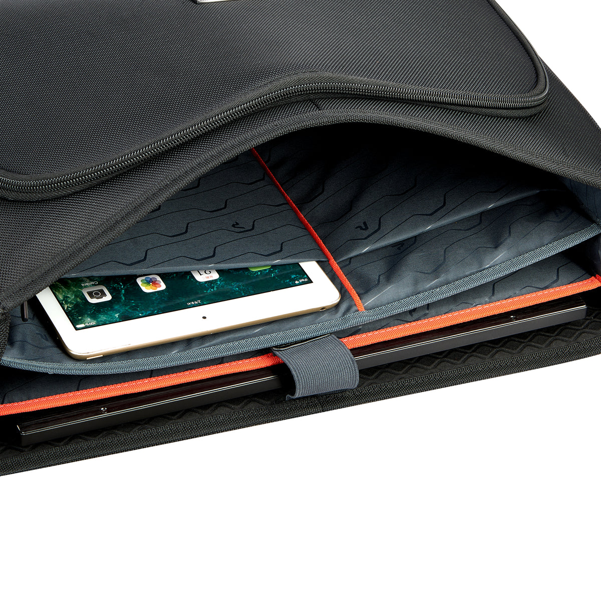 Black Roncato Biz 4.0 15.6" Laptop Briefcase, polyester – view 6