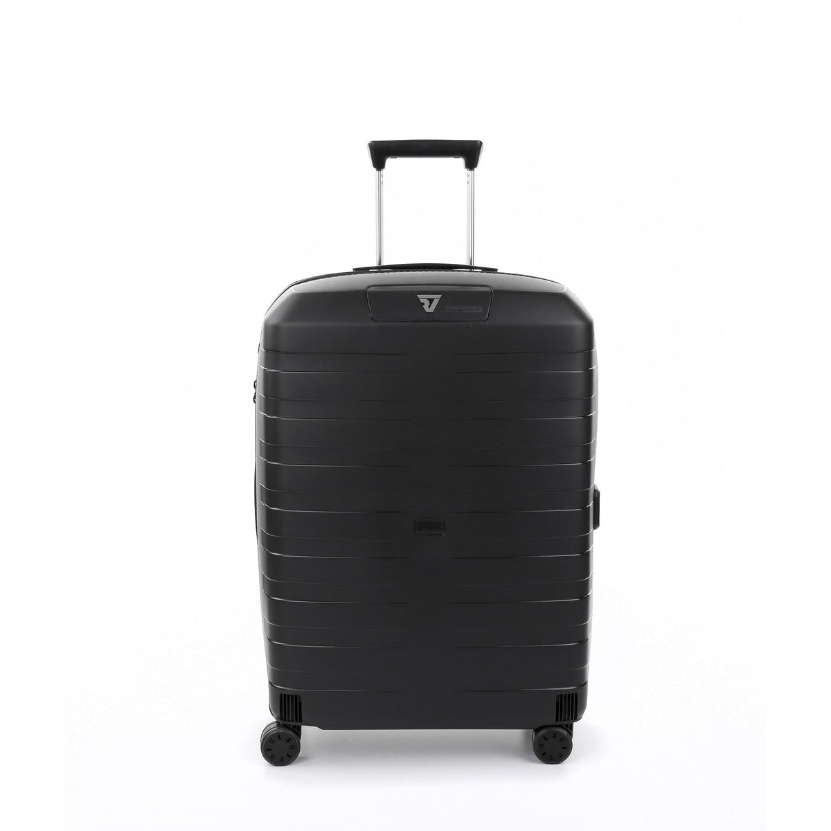 Navy Roncato Box 4.0 EXPANDABLE MEDIUM TROLLEY, hardside luggage – view 2