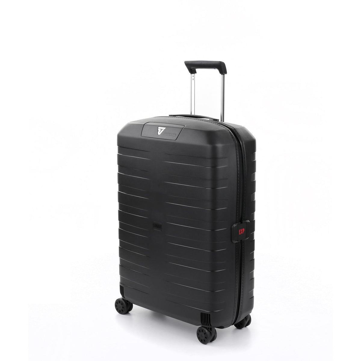Navy Roncato Box 4.0 EXPANDABLE MEDIUM TROLLEY, hardside luggage – view 3