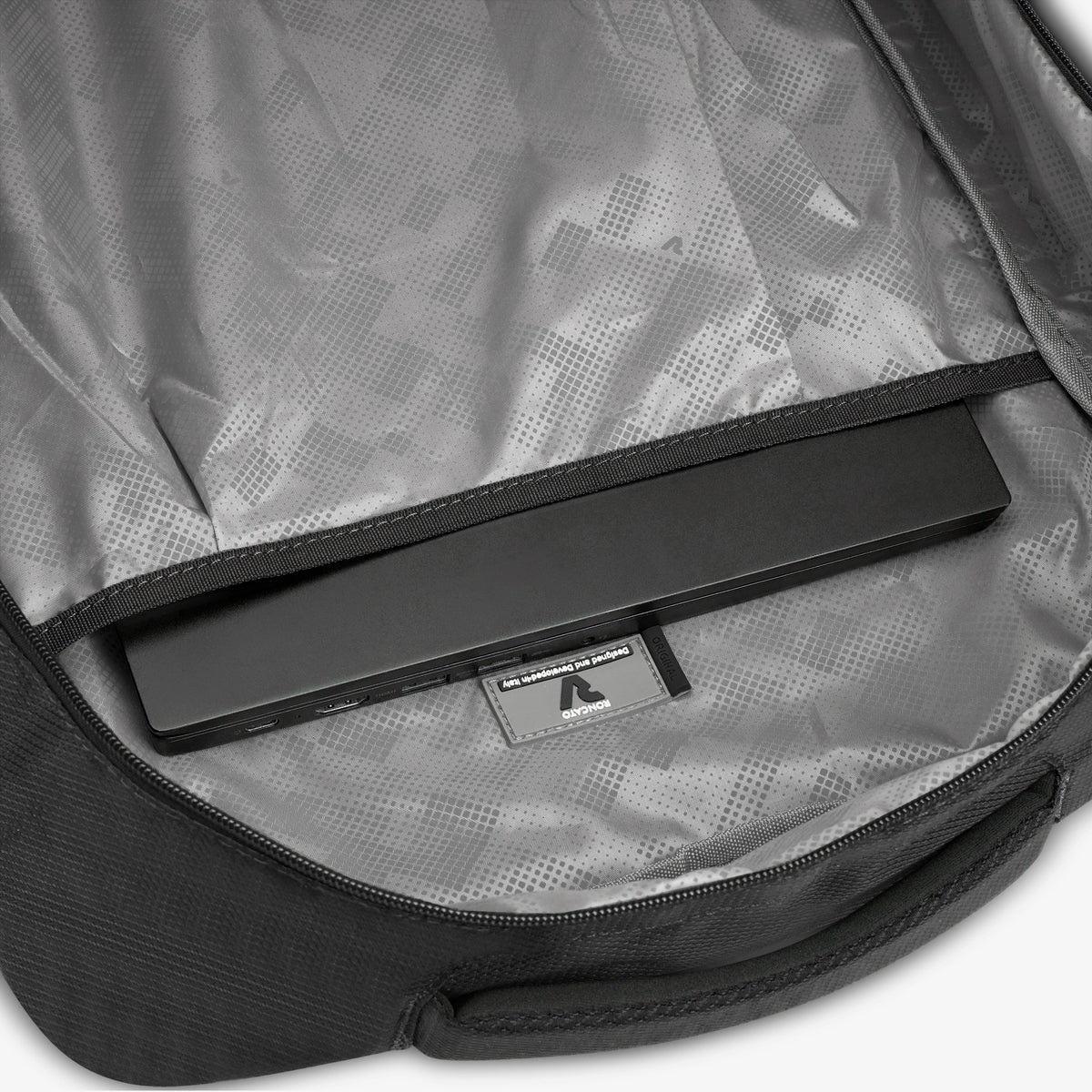 Black Roncato Ironik 2.0 Mini Cabin Backpack, nylon/polyster – view 5