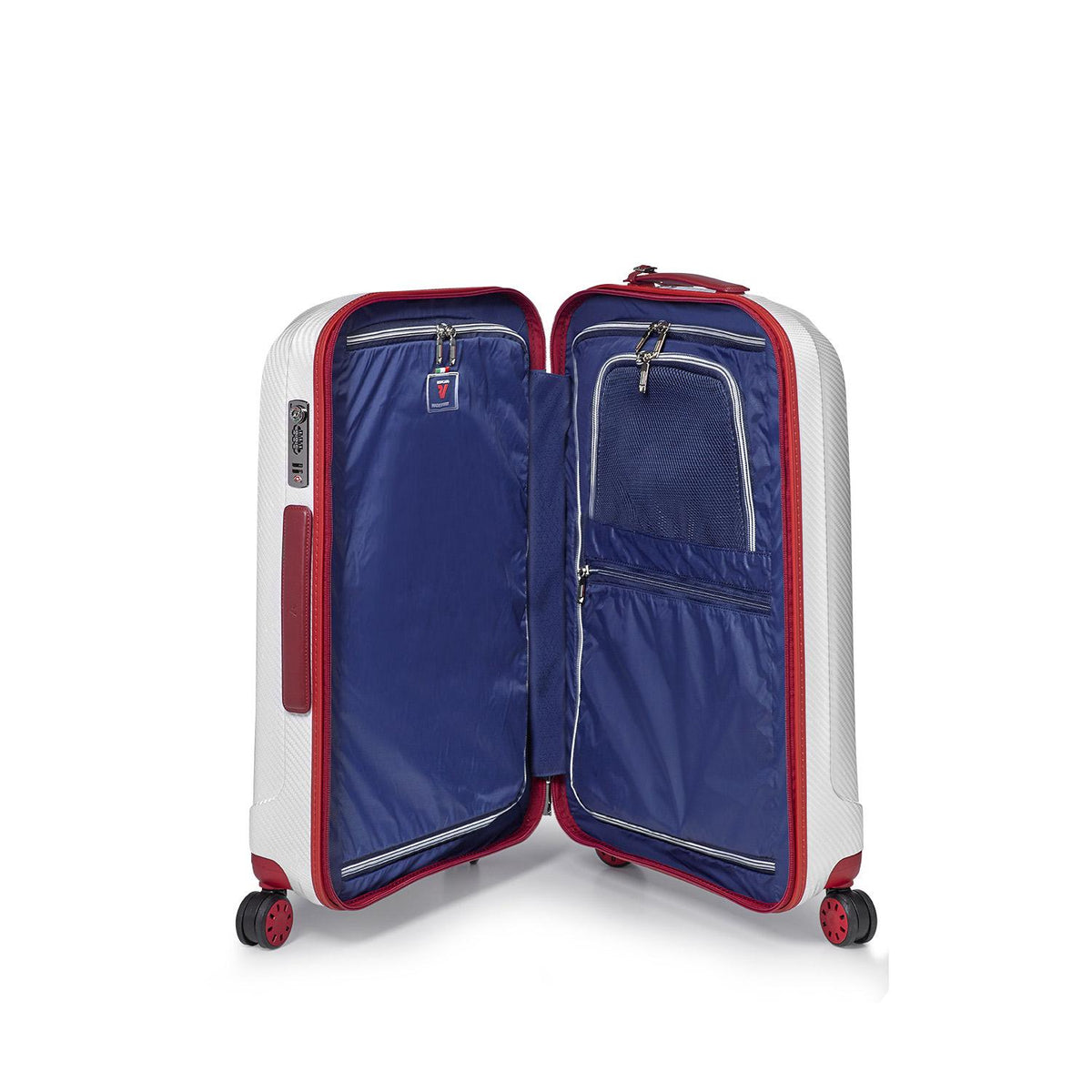 Silver Roncato We-Glam Large Trolley, hardside luggage polypropylene – view 5
