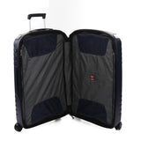 Blue Roncato Ypsilon Expandable Large Trolley, hardside luggage polypropylene – view 4