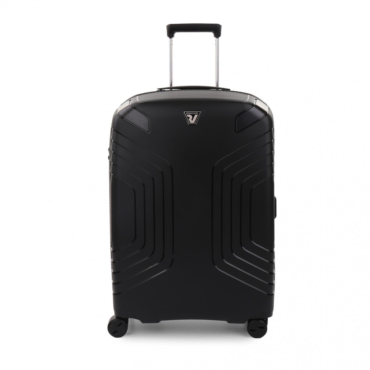 Black Roncato Ypsilon Medium Expandable Trolley, hardside luggage – view 2