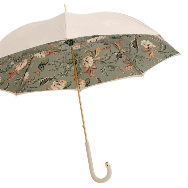 Pasotti Ivory Umbrella Flowered