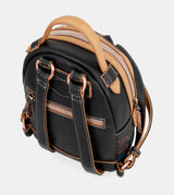 Coral black Mini backpack for strolling