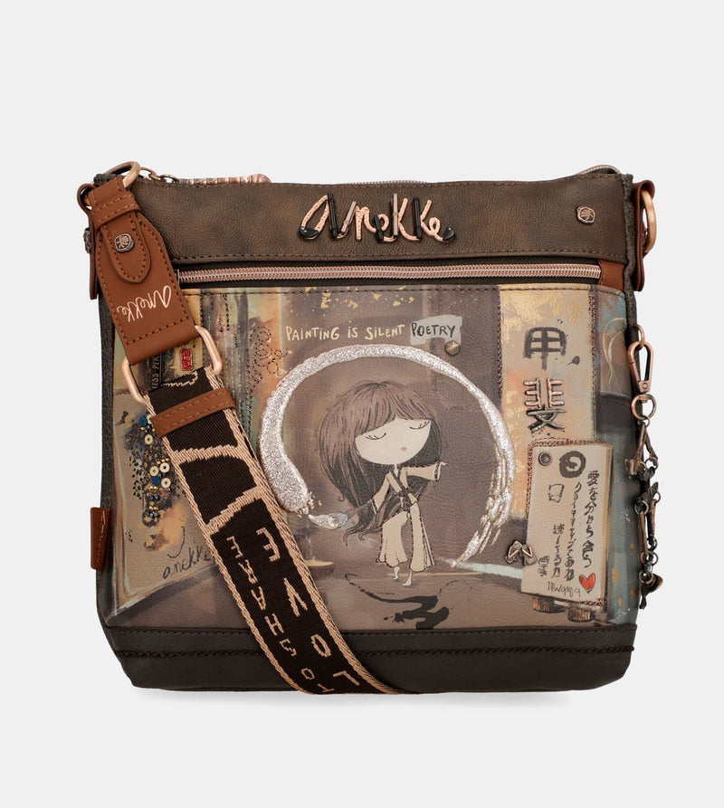 Shōen medium brown shoulder bag