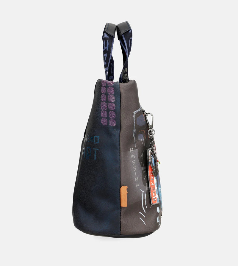 Contemporary 2 handle shoulder bag