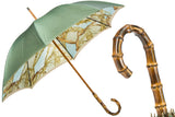 Pasotti Luxury Umbrella – Bridles Print with Bamboo Handle| Made in Italy