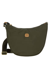 Recycled fabric Halfmoon bag M