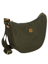 Recycled fabric Halfmoon bag M