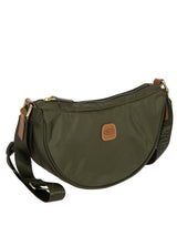 Recycled fabric Halfmoon bag S