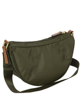 Recycled fabric Halfmoon bag S