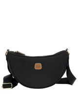 Recycled fabric Halfmoon bag S