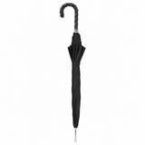 Classic Men's Umbrella with Leather Handle| Made in Italy