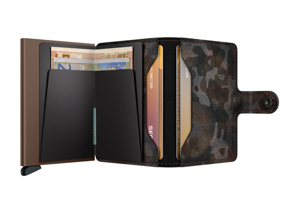 Mini wallet Jungle brown