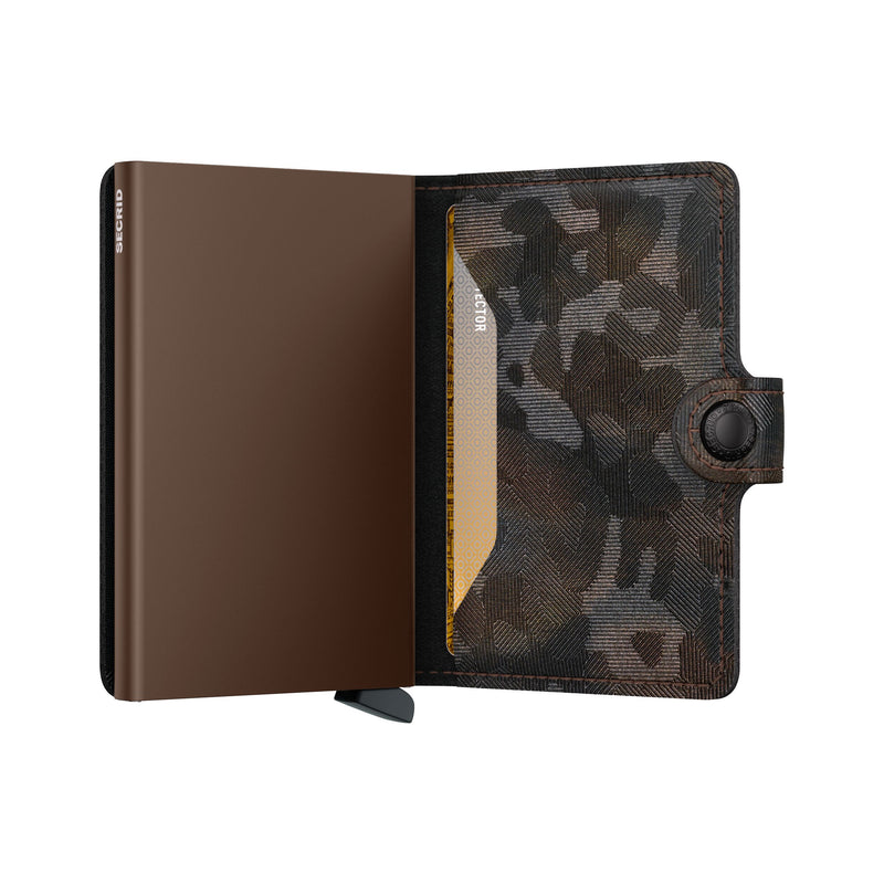 Mini wallet Jungle brown
