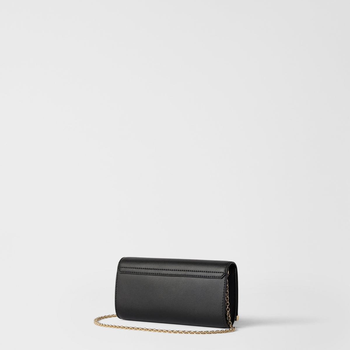 Furla Odette Clutch – Black Vitello Sidney Leather