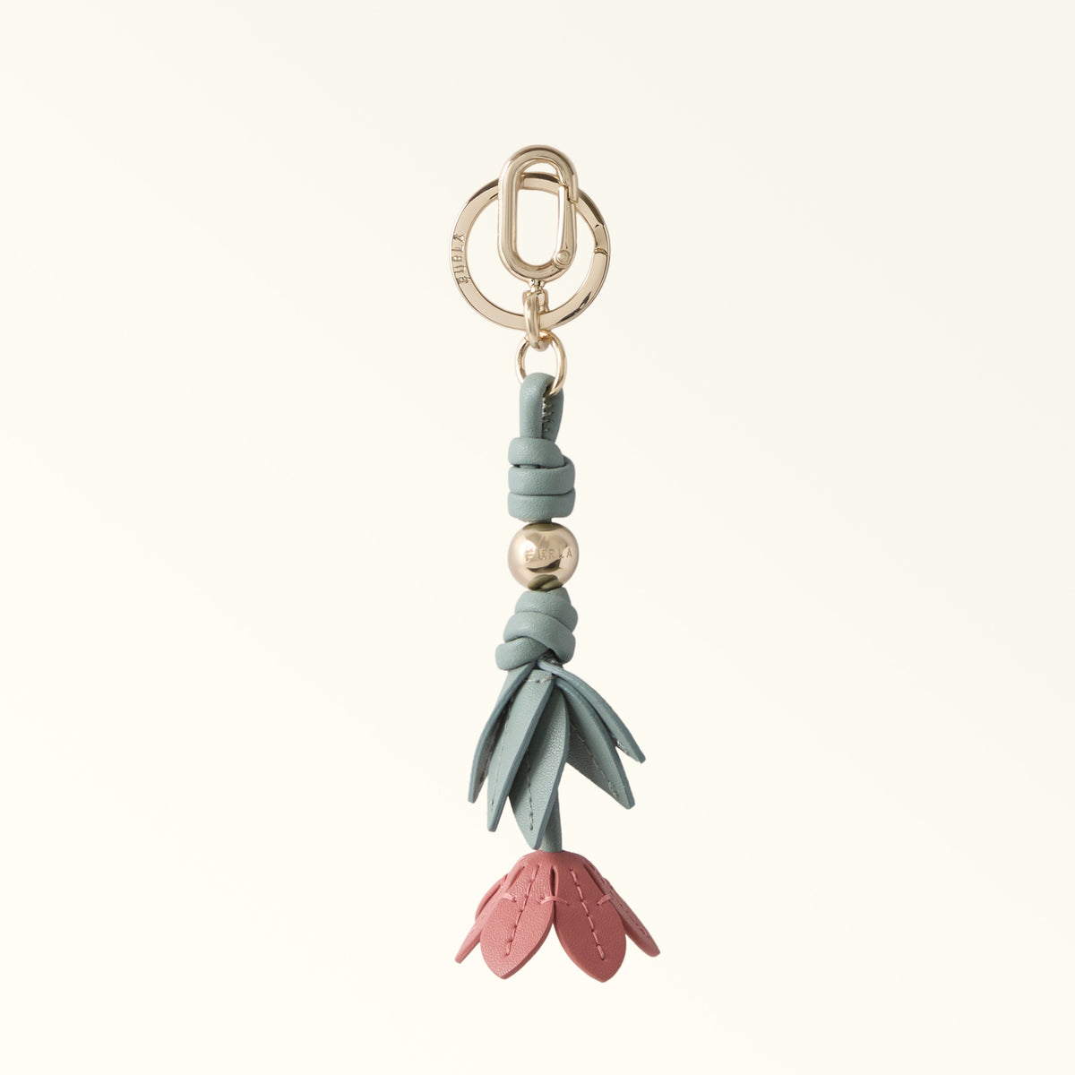 Furla Allegra Poppy Keyring – roosa