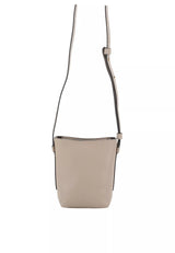 Beige Abro Cross body bag COSMO Leather Tekla, crossbody natural leather – view 3