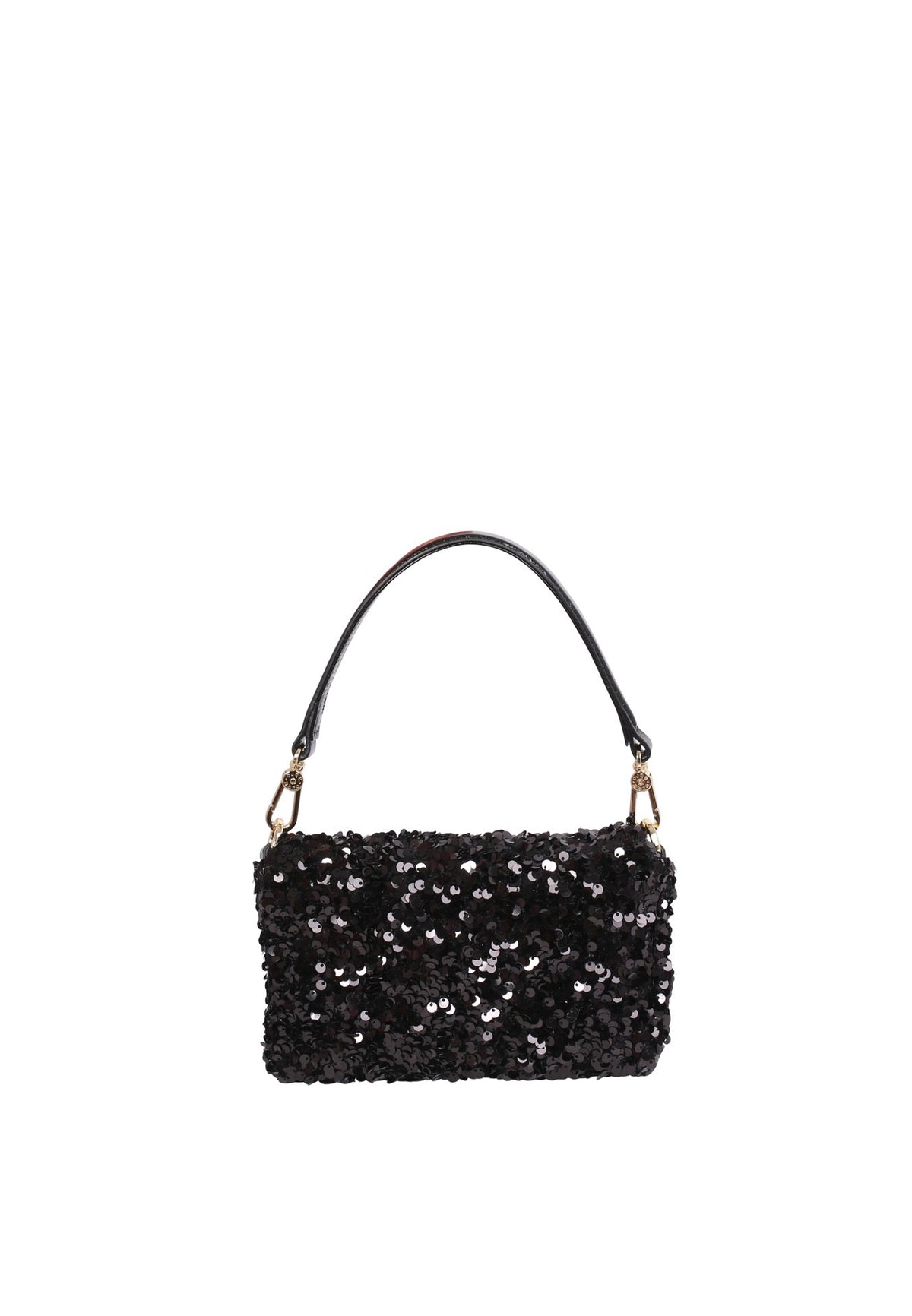 Black Abro Cross body bag TEMI fabric Sequins, sequin fabric – view 2