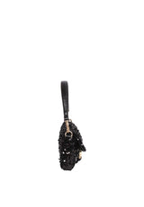 Black Abro Cross body bag TEMI fabric Sequins, sequin fabric – view 3