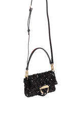 Black Abro Cross body bag TEMI fabric Sequins, sequin fabric – view 4