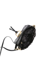 Black Abro Cross body bag TEMI fabric Sequins, sequin fabric – view 5