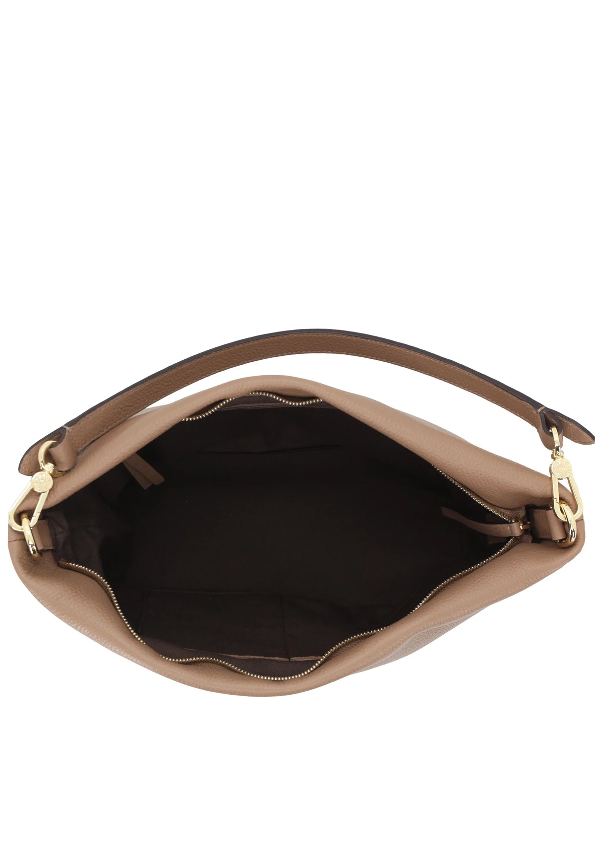 Brown Abro Hobo EBONY BIG, natural leather – view 5
