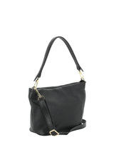 Black Abro Hobo EBONY SMALL, natural leather – view 2