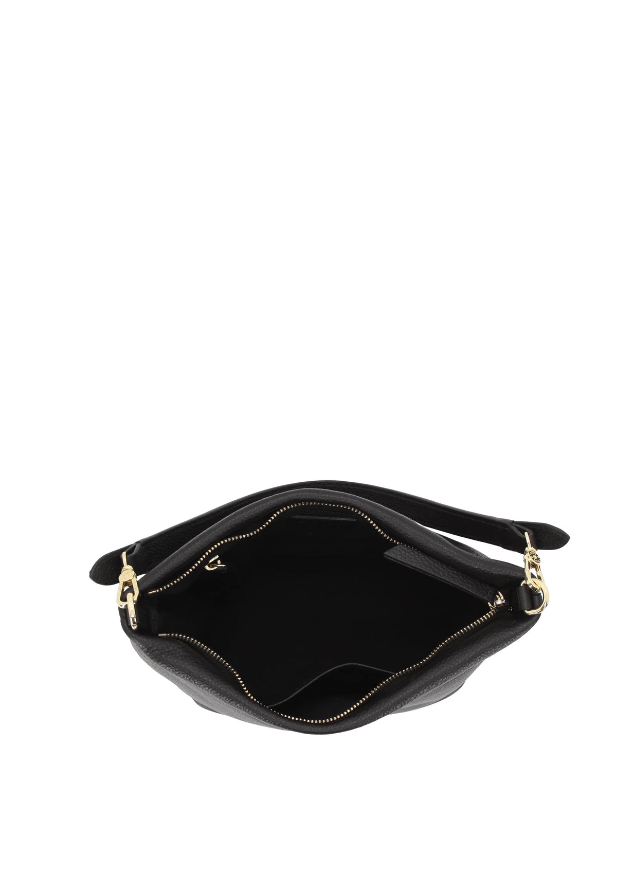 Black Abro Hobo EBONY SMALL, natural leather – view 5