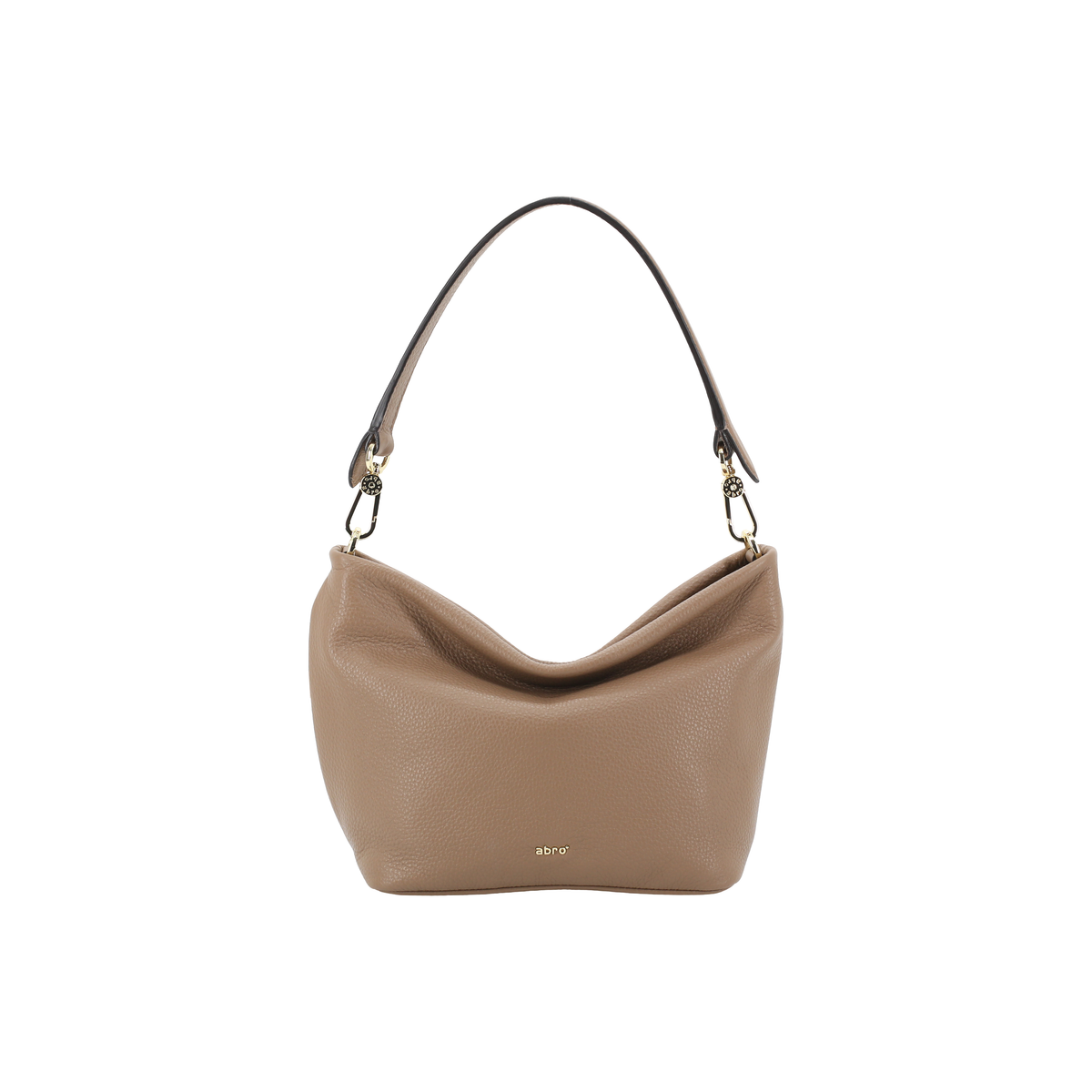 Brown Abro Hobo EBONY SMALL, natural leather – view 3