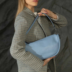 Blue Abro Hobo WILLOW, natural leather