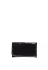 Black Abro Leather Clutch, natural leather – view 2