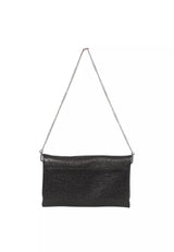 White Abro Leather Clutch, natural leather – view 4
