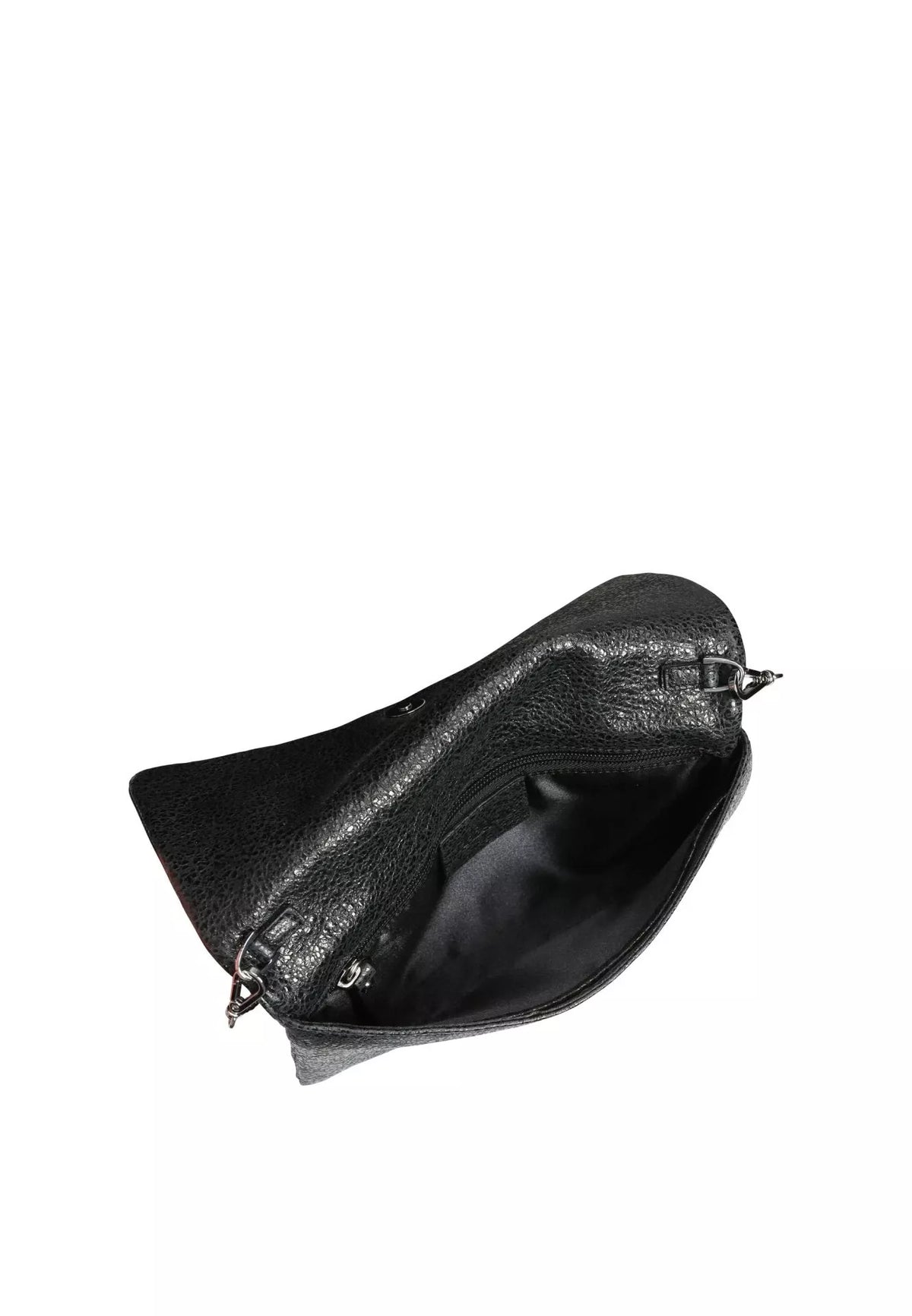 White Abro Leather Clutch, natural leather – view 5