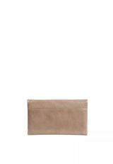 Brown Abro Leather Clutch, natural leather – view 2