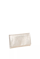 Gold Abro Leather Clutch, natural leather – view 2