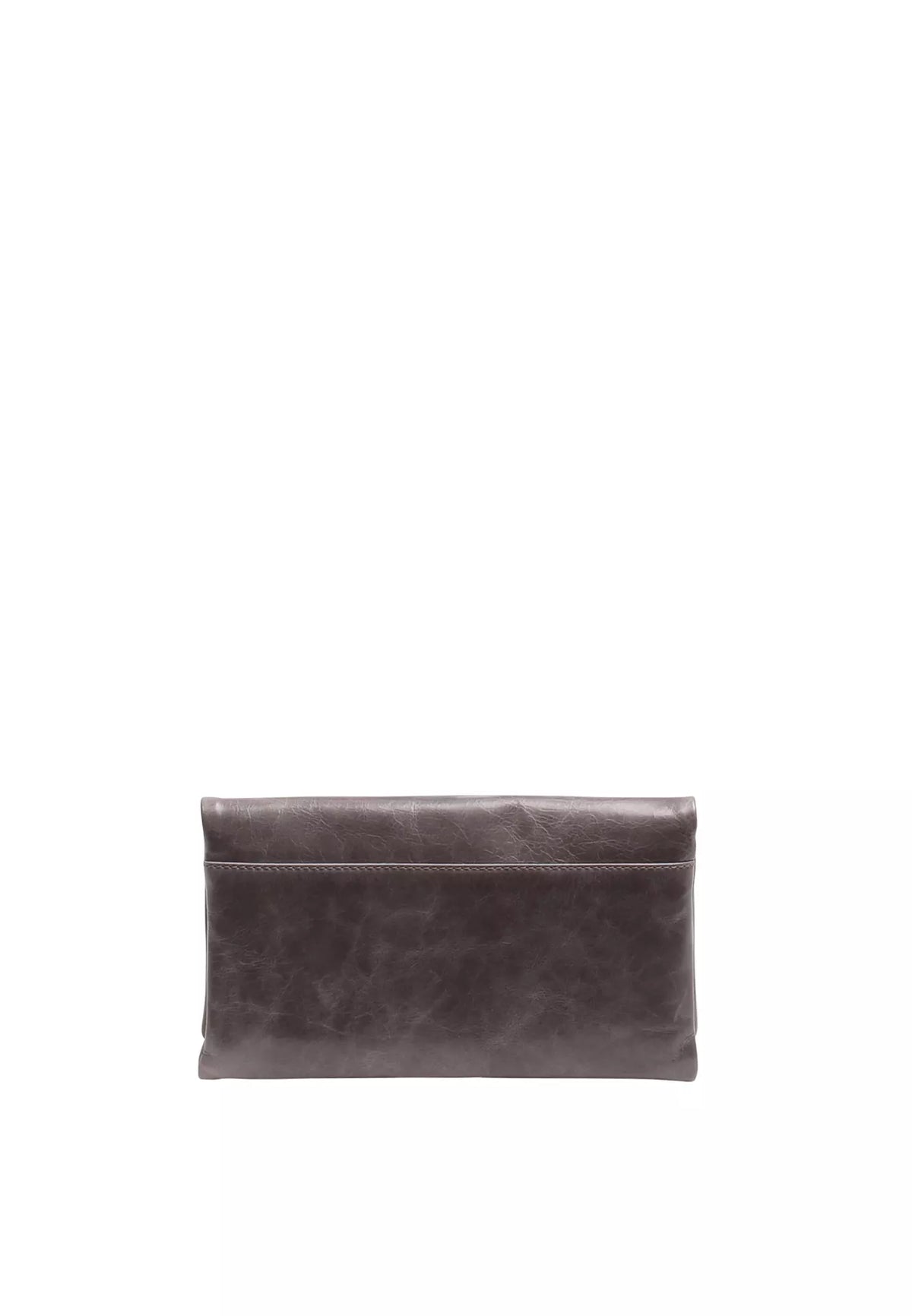 Grey Abro Leather Clutch, natural leather – view 2