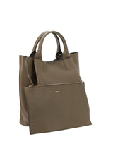 Green Abro Shopper ESSENTIAL medium, natural leather – view 4