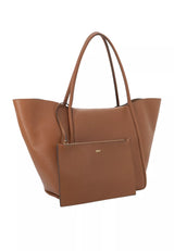 Brown Abro Shopper WILLOW, natural leather – view 2